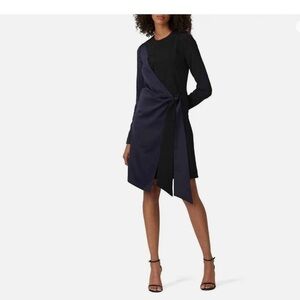 Victoria Victoria Beckham Wrap Panel Dress